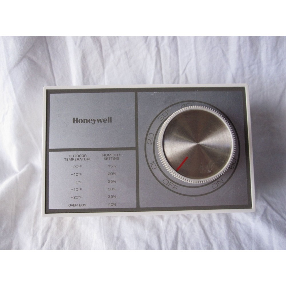 Honeywell‎ Humidity Wall Control H808 B 1186 Air Conditioning Humidistat Temp.